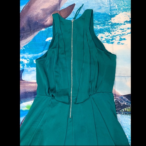Rebecca Taylor Sleeveless Forest Green Dress, GUC - Picture 5 of 5